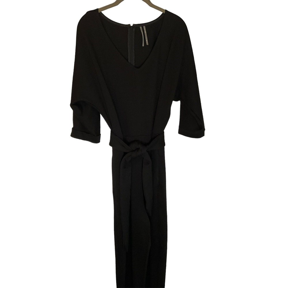 Anthropologie Black Sutton Pointe Jumpsuit Medium